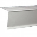 Amerimax 5500400120 Commercial Roof Drip Edge, 1 3/8 x 1 1/2-In. x 10 Ft., White