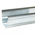 Amerimax 1 K-Style Galvanized Gutter, 4 in x 10 Ft