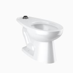Sloan ST-20 Elongated Vitreous China Water Closet, Standard Height, Fixture Only,White