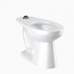 Sloan ST-20 Elongated Vitreous China ADA Height Floor Mount Water Closet - Fixture Only,White