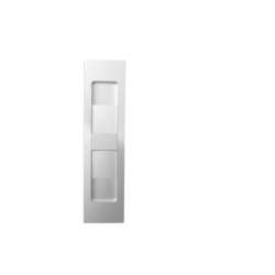Accurate Lock & Hardware VTC.PA Vantage Collection Pocket Door Passage Set, 2 Blank Flush Pulls