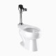 Sloan WETS-200 ST-2009 Standard Height Toilet Fixture w/ ECOS 8111 Flushometer