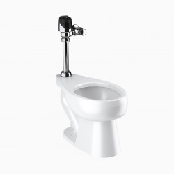 Sloan WETS-200 ST-2009 Standard Height Toilet Fixture w/ G2 Optima Plus 8111 Flushometer