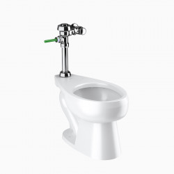 Sloan WETS-20 ST-2009 Standard Height Toilet Fixture w/ WES Flushometer