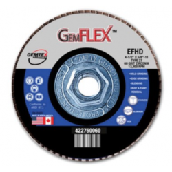 Gemtex Abrasives 422 Gemflex General Purpose Zirconia Fiberglass High Density Back Flap Disc