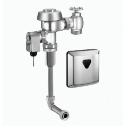 Sloan ROYAL 195 ES-SM Sensor-Activated Royal Urinal Flushometer w/ Surface Mount Sensor, L Dimension 2-3/4"-10-3/4" LDIM,Rough Brass