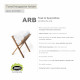 ARB Teak ACC550 Towel & Magazine Holder