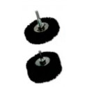 Gemtex Abrasives 531 1/4" Spindle Mount Strip Away Disc, GP-Black