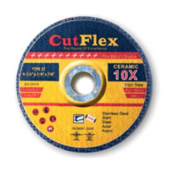 Gemtex Abrasives 620 CutFlex Type 27 Cutting and Grinding Wheel
