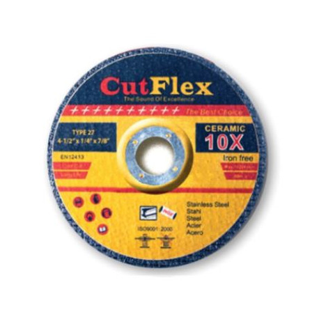 Gemtex Abrasives 620 CutFlex Type 27 Cutting and Grinding Wheel