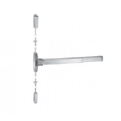 International Door Closers 8530 Narrow Design Surface Vertical Rod Exit Device, Smooth Device Body