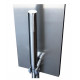 Boann BNSPS919 Stainless Steel Rainfall Shower Head In-Wall Shower Panel, 8"