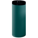  281-A Steel Wastebasket with Black Top Ring