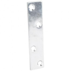 Hardware Resources 9317 4" X 7/8" Zinc Plated Steel Mending Plate