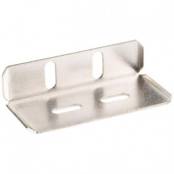 Hardware Resources 9453007 Bright Nickel Drawer Front Adjustment Bracket