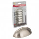 Hardware Resources 2981 Florence Cabinet Cup Pull - Retail Packaged