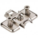 Hardware Resources 400.0P7 HR MAX Standard Duty Adj Steel Plate w/ Euro Screw