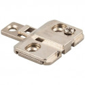 Hardware Resources 400.0R30.75 Heavy Duty Zinc Die Cast Plate for 500 Series Euro Hinges