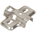 Hardware Resources 400.1234.75 Standard Duty Adjustable Steel Plate for 500 Series Euro Hinges
