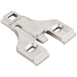 Hardware Resources 400.345 Heavy Duty Zinc Die Cast Plate without Screws for 500 Series Euro Hinges