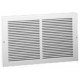 American Metal Products 852624 Baseboard Return Grille, Steel, White