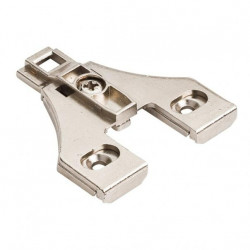 Hardware Resources 400.3723.75 Heavy Duty Zinc Die Cast Plate for 500 Series Euro Hinges