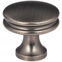 Jeffrey Alexander 445 Marie Cabinet Round Knob, Diameter-1 1/4"