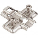 Hardware Resources 600.2118.05 HR MAX Standard Duty Steel Plate, Non-Cam Adj., Wood Screw & Dowel