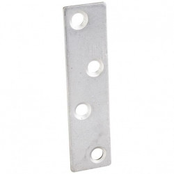Hardware Resources 9315-ZN 3" x 3/4" Zinc Plated Steel Mending Plate
