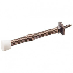 Hardware Resources DS05 Spring Door Stop w/ Rubber Tip, Length-3"