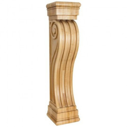 Hardware Resources FCOR5 Fluted Art Deco Fireplace Corbel