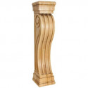 Hardware Resources FCOR5 Fluted Art Deco Fireplace Corbel