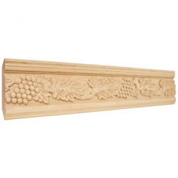 Hardware Resources HCM07 Acanthus & Grape Hand Carved Moulding
