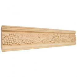 Hardware Resources HCM07 Acanthus & Grape Hand Carved Moulding