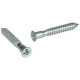 Hardware Resources HR7X50P-B-K Flat Head Pozi Confirmat Screw with Point - Bag of 500