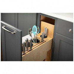 Hardware Resources KBPO-SC Magnetic Knife Organizer Soft-close Pullout