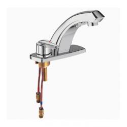 Sloan ETF-880 Optima Hand Washing Faucet, Sensor-Activated w/ Metal Throat Plate, Harwired,Polished Chrome
