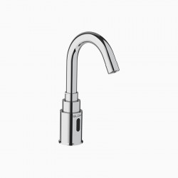 Sloan SF-2200 Series Gooseneck Style Chrome Plated Line Powered Sensor-Activated Faucet