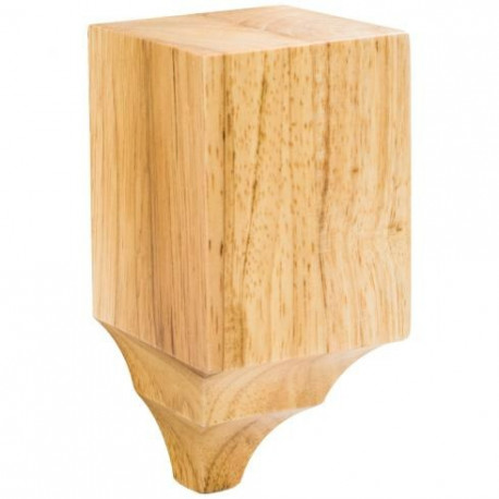 Hardware Resources MCB-1-RW Rubberwood Inline Cornice Block