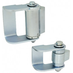 D&D CI3850FM Shut It BadAss Face Mount Weld-On Self-Closing Gate Hinge Set,Finish-Zinc