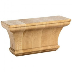 Hardware Resources PC-1 Classic Pilaster Capital, 6" W x 1 7/8" D x 3" H