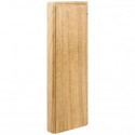 Hardware Resources PLN Plinth Block, Wood Species-Rubberwood