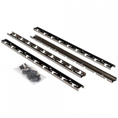 Hardware Resources SWS-PILKIT Metal Pilaster Set for Pullout Baskets