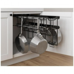 Hardware Resources SWS-PO21 Soft-close Hanging Pan Pullout