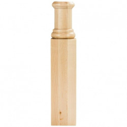 Hardware Resources TB7-RW Spool & Transition Block, Wood Species-Rubberwood