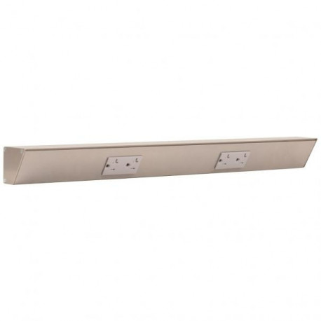 Hardware Resources TR24-2 24" Angle Power Strip