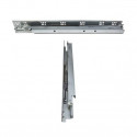Hardware Resources USE34-100-18 Soft-close Full Extension Undermount Slides for 3/4" Material