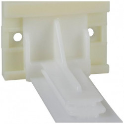 Hardware Resources USE-ADJ5 Adjustable Plastic Rear Bracket for USE-Series Undermount Drawer Slides with 8 mm Dowels