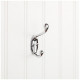 Hardware Resources YD40-337 Small Transitional Double Prong Wall Mounted Hook