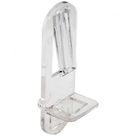 Hardware Resources 87SL Clear 1/4" Pin Shelf Lock - Priced and Sold by the Thousand